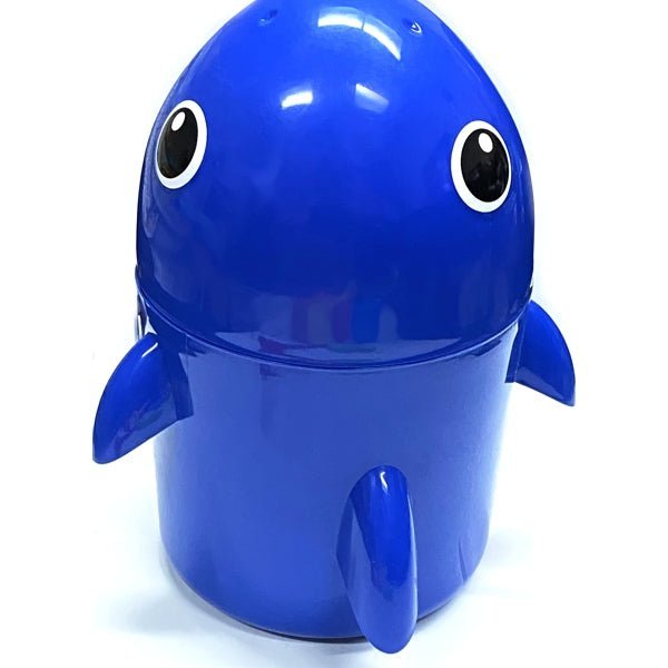 Ankyo Shark Jumbo Plastic Beach Bucket Set - Blue (7 - Piece Set) Includes Bucket, Sand Molds, Rake, Shovel for Fun Beach Play - Dollar Fanatic