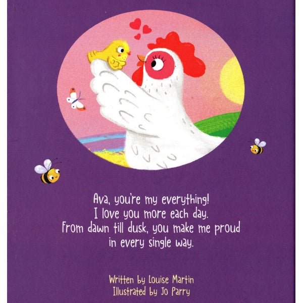 Ava I Love You, a Bushel and a Peck Personalized Name Picture Book (Hardcover Book) - Dollar Fanatic
