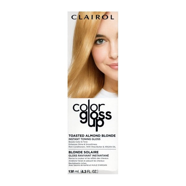 Clairol Color Gloss Up Instant Toning Gloss Kit (Toasted Almond Blonde) Vegan, Silicone Free Formula - $5 Outlet