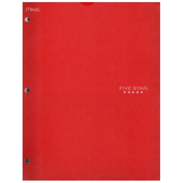 Five Star 1 - Subject College Ruled 8.5" x 11" Customizable Cover Spiral Notebook (100 Sheets) Select Color - Dollar Fanatic