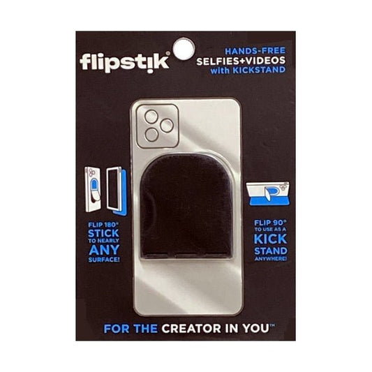 FlipStik Hands-Free Selfie Mount/Kick Stand - Black (1 Count) - $5 Outlet