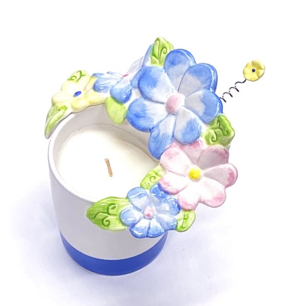 Ganz Ceramic Candle Clutcher Hugger Decorative Topper - Select Style (6" x 5" x 3") - Dollar Fanatic