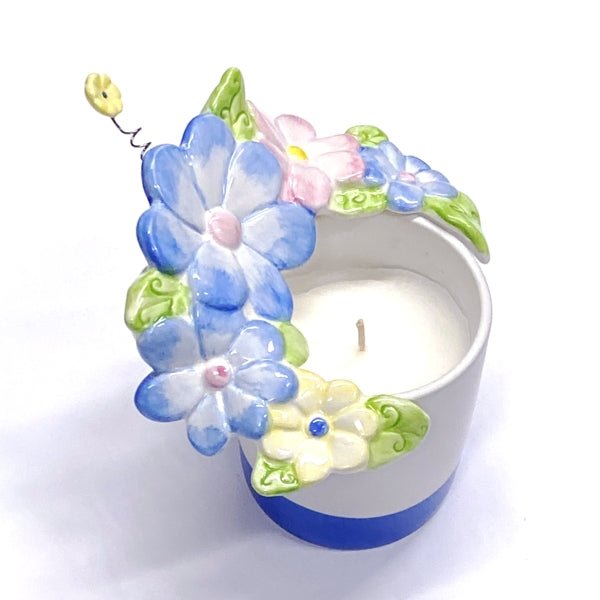 Ganz Ceramic Candle Clutcher Hugger Decorative Topper - Select Style (6" x 5" x 3") - Dollar Fanatic