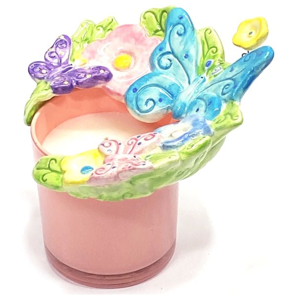 Ganz Ceramic Candle Clutcher Hugger Decorative Topper - Select Style (6" x 5" x 3") - Dollar Fanatic