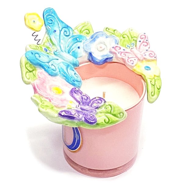 Ganz Ceramic Candle Clutcher Hugger Decorative Topper - Select Style (6" x 5" x 3") - Dollar Fanatic