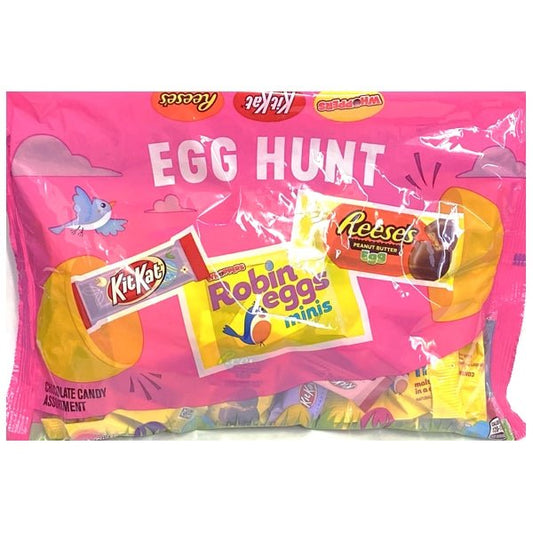 Hershey Chocolate Candy Bars Minis Egg Hunt Party Pack - Reese's Peanut Butter Eggs/Kit Kat/Whoppers (Net wt. 10.22 oz.) - $5 Outlet