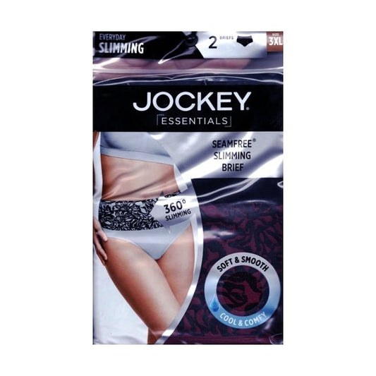 Jockey SeamFree Slimming Briefs Shapewear Size 3XL - Berry Pink (2 Pack) - $5 Outlet