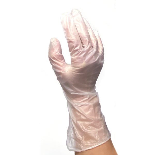 Kimtech Clear G5 Vinyl Co - Polymer Gloves - Medium (100 Pack) Latex Free - Dollar Fanatic