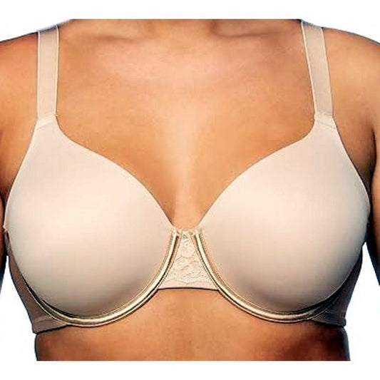 Radiant Vanity Fair Full Figure Smooth Support Underwire Bra - Beige (Women's Size 44D) - $5 Outlet