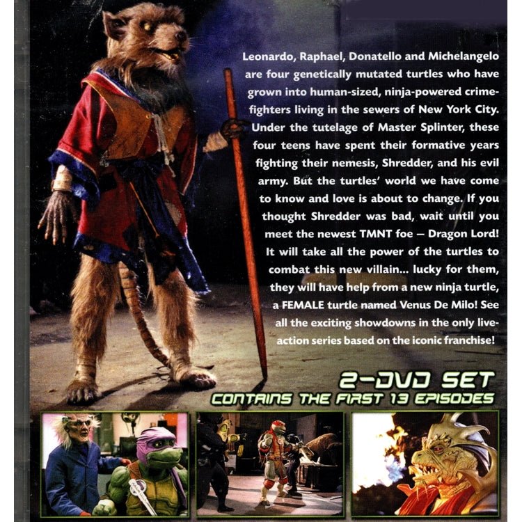 Teenage Mutant Ninja Turtles The Next Mutation - Volume 1 (2 - Disc DVD Set) First 13 Episodes - Dollar Fanatic