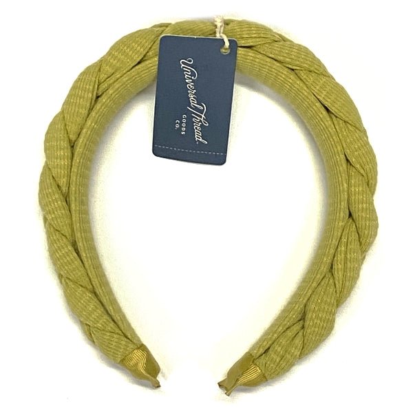 Universal Thread Braided Fabric Headband - Light Green (1 Count) - Dollar Fanatic