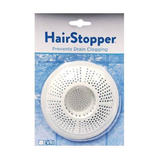 Evriholder Hair Stopper Sink Strainer - Fits most Baths and Showers (1 Count) Prevents Drain Clogging - DollarFanatic.com