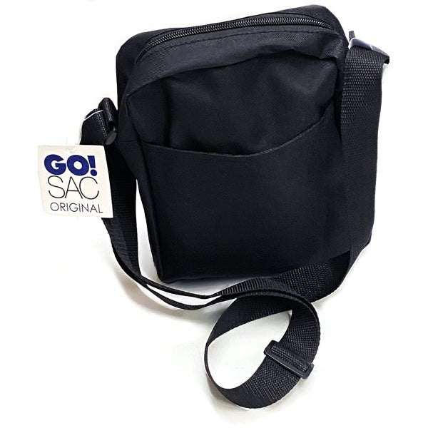 Go! Sac Kali Nylon Crossbody Bag - Black (10"h x 7"w x 4"d) - $5 Outlet