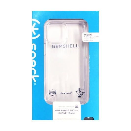 Speck iPhone 12 Mini GemShell Protective Phone Case - Clear (141908-5085) For iPhone 12 Mini, 5.4" iPhone - DollarFanatic.com
