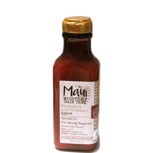 Maui Moisture Hair Care Strength & Anti-Breakage + Agave Shampoo (13 fl. oz.) For Chemically Damaged Hair