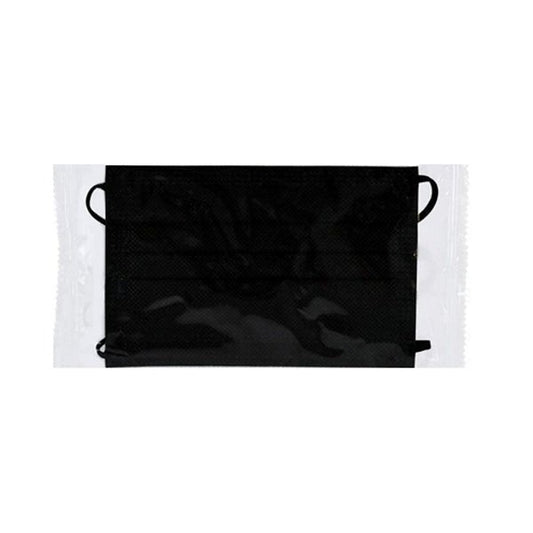 (50 Pack) Viva Naturals Kids 4-Ply Disposable Face Mask with Ear Loops - Black - $5 Outlet