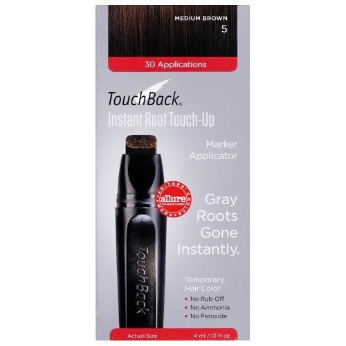 TouchBack Instant Root Medium Brown Touch-Up Marker Applicator (Gray Roots Gone Instantly)
