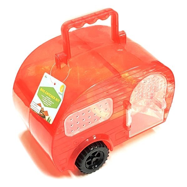 Ankyo Kids Bug/Butterfly Catching Kit - Red Camper Case (5 - Piece Kit) Fun, Educational Outdoor Exploration Adventure - Dollar Fanatic