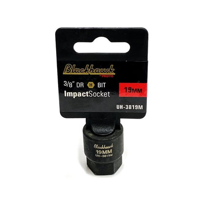 BlackHawk 3/8" Drive 19mm Hex Bit Impact Socket (UH-3819M) - $5 Outlet