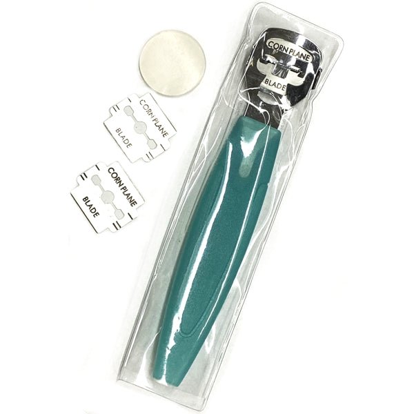 Callus and Corn Shaver with 2 Extra Replacement Blades - Teal (5.5") - $5 Outlet