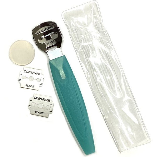 Callus and Corn Shaver with 2 Extra Replacement Blades - Teal (5.5") - $5 Outlet