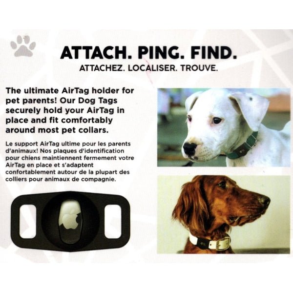 Case - Mate Glow - in - the - Dark AirTag Dog Tag Case for AirTag (1 Count) Fits Comfortable Around Most Pet Collars - Dollar Fanatic