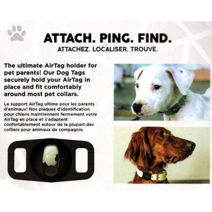 Case - Mate Glow - in - the - Dark AirTag Dog Tag Case for AirTag (1 Count) Fits Comfortable Around Most Pet Collars - Dollar Fanatic