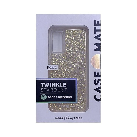 Case-Mate Samsung Galaxy S20 5G Protective Phone Case - Twinkle Stardust (Iridescent Metallic Glitter) For Samsung Galaxy S20 5G - $5 Outlet