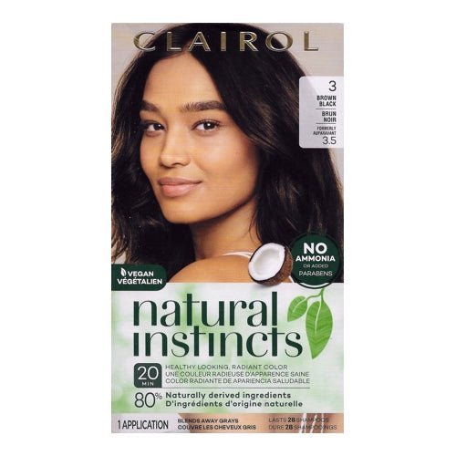 Clairol Natural Instincts Demi-Permanent Hair Color Kit (5 Hazelnut Medium Brown) Vegan, Lasts 28 Shampoos - $5 Outlet