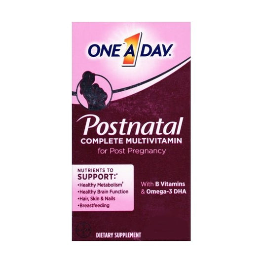 Clearance - One A Day Womens Postnatal Complete Multivitamins for Post Pregnancy (60 Softgel Vitamins) Best By Date 09/2023 - $5 Outlet