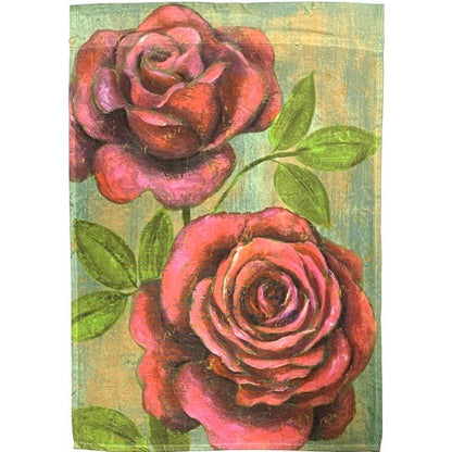 Encore Decorative Garden Flag - Red Roses (12.5" x 18") Double - Sided - Dollar Fanatic