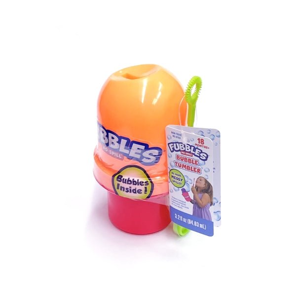 Fubbles No Spill Bubbles Tumbler - For 18 mos.+ (3.2 fl. oz.) Non - Toxic, No Dyes - Dollar Fanatic
