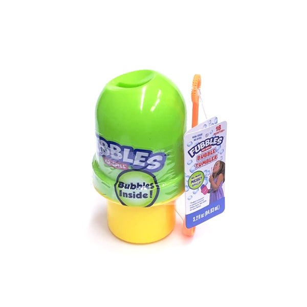 Fubbles No Spill Bubbles Tumbler - For 18 mos.+ (3.2 fl. oz.) Non - Toxic, No Dyes - Dollar Fanatic