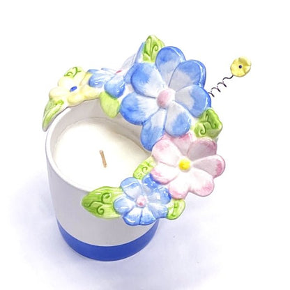 Ganz Ceramic Candle Clutcher Hugger Decorative Topper - Select Style (6" x 5" x 3") - Dollar Fanatic