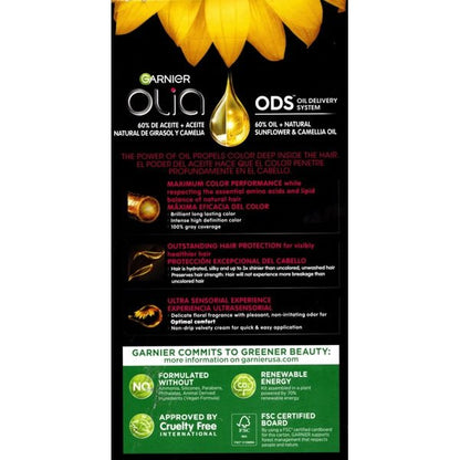 Garnier Olia Oil - Powered Color Permanent Hair Color Kit (5.3 Medium Golden Brown) Vegan Formula, No Ammonia - Dollar Fanatic