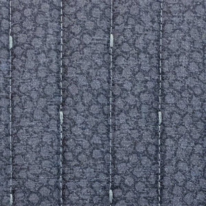 Hotel Collection Stencil King Quilted Pillow Sham Case - Blue Grey (Fits Pillow Size 20" x 36") - Dollar Fanatic