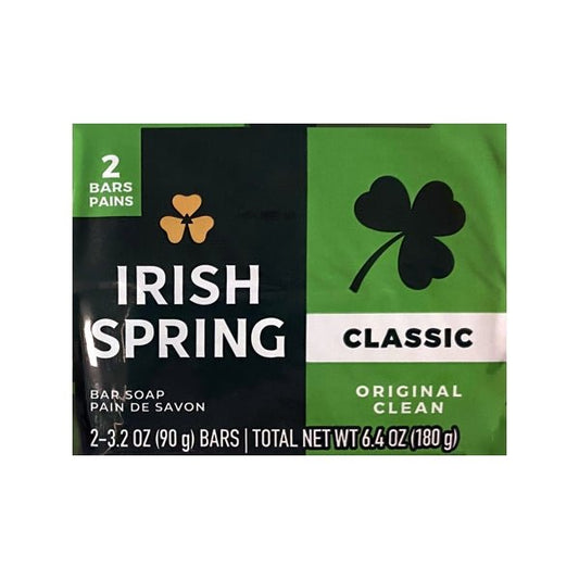 Irish Spring Soap Bars - Classic (2 Pack) - $5 Outlet
