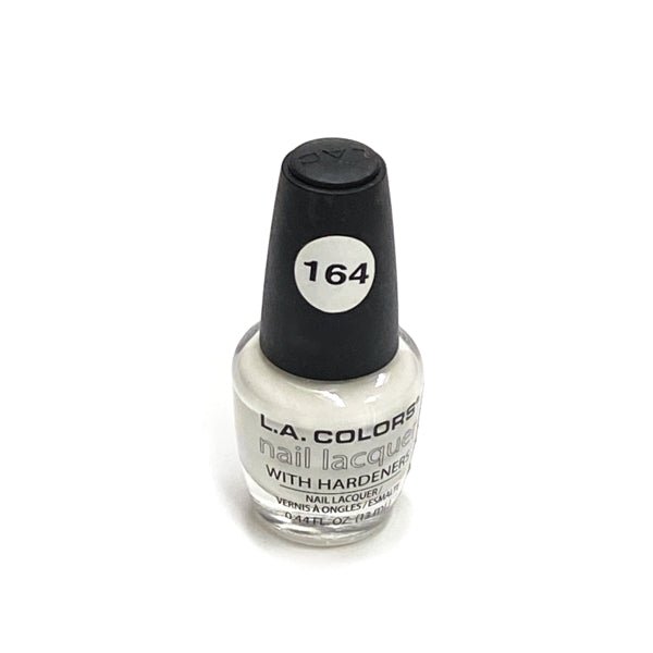 LA Colors Nail Lacquer with Hardeners - 164 French White (Net 0.44 fl. oz.) - $5 Outlet