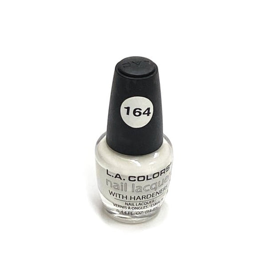 LA Colors Nail Lacquer with Hardeners - 164 French White (Net 0.44 fl. oz.) - $5 Outlet