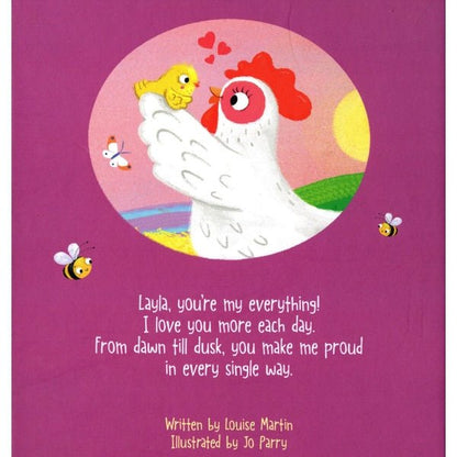 Layla I Love You, a Bushel and a Peck Personalized Name Picture Book (Hardcover Book) - Dollar Fanatic
