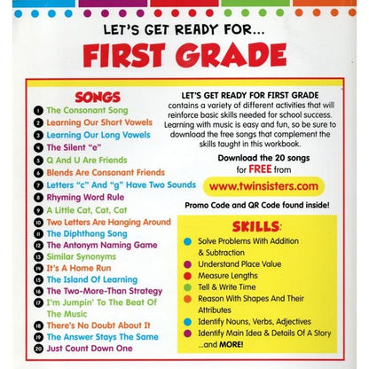 Let's Get Ready for First Grade Activity Workbook - Ages 6 and up (256 Pages) Creative Teaching Materials - $5 Outlet