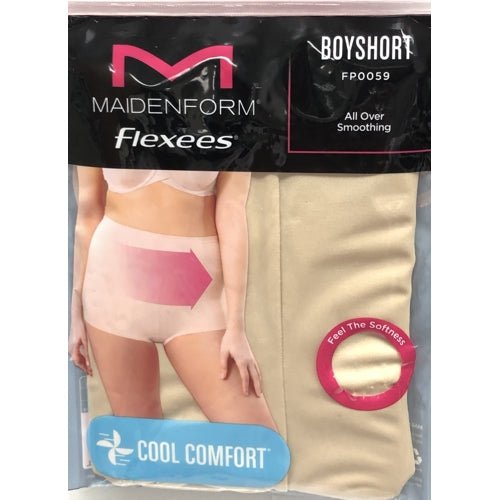 Maidenform Flexees Light Boyshort Shapewear - Nude 1 (Size Small) Cool Comfort - $5 Outlet