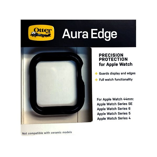 OtterBox Aura Edge Series Protective Case for Apple Watch Series 6/5/4 - Black (44mm) Also Compatible with Apple Watch Series SE - Dollar Fanatic