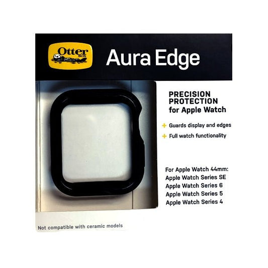 OtterBox Aura Edge Series Protective Case for Apple Watch Series 6/5/4 - Black (44mm) Also Compatible with Apple Watch Series SE - Dollar Fanatic