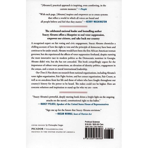 Our Time is Now - Stacey Abrams (301 Pages) Paperback Book - DollarFanatic.com