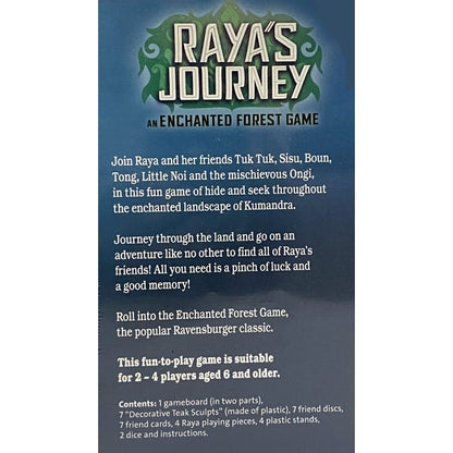 Raya's Journey An Enchanted Forest Board Game - 2 to 4 players(For ages 6+) - Dollar Fanatic