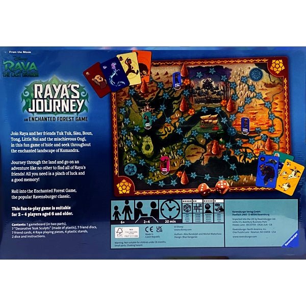 Raya's Journey An Enchanted Forest Board Game - 2 to 4 players(For ages 6+) - Dollar Fanatic