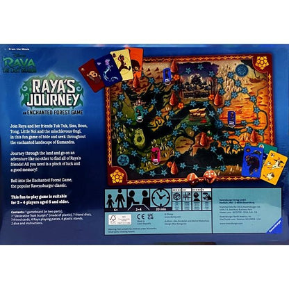 Raya's Journey An Enchanted Forest Board Game - 2 to 4 players(For ages 6+) - Dollar Fanatic