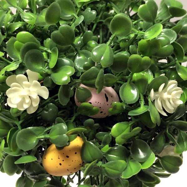 Seasonal Specialties Artificial Boxwood-Like Topiary Tree Decorative Plant (13") - DollarFanatic.com