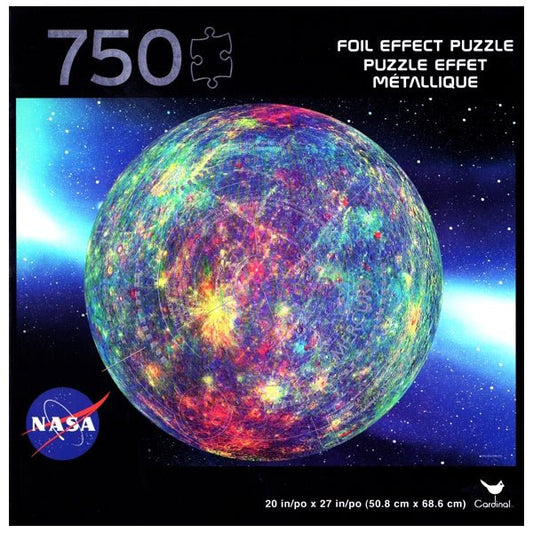 Spin Master Foil Effect Jigsaw Puzzle - Planet Mercury (750 Pieces) For ages 8+ - $5 Outlet